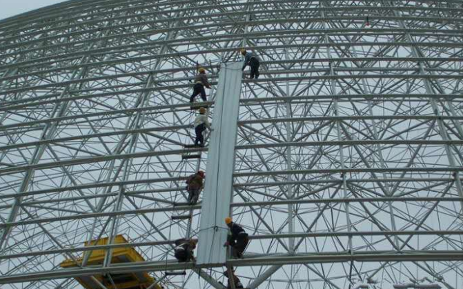 成都网架装配好以后应当留神哪八项验收事件